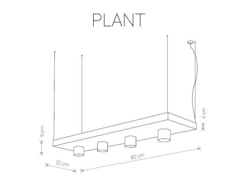 Подвесной светильник Nowodvorski Plant 9381