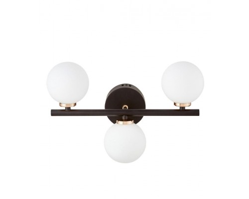 Настенный светильник Lumina Deco Marsiada LDW 6033-3 BK+F.GD Настенный светильник Lumina Deco Marsiada LDW 6033-3 BK+F.GD