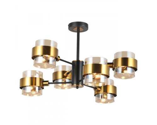 Потолочная люстра IMEX MD.51891-6-S-BK+GBR Потолочная люстра IMEX MD.51891-6-S-BK+GBR