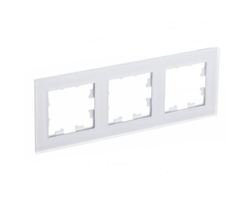 Рамка 3-постовая Systeme Electric AtlasDesign Nature белая ATN330103 Рамка 3-постовая Systeme Electric AtlasDesign Nature белая ATN330103
