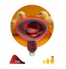 Лампа инфракрасная ЭРА E27 150 Вт для обогрева животных и освещения ИКЗК 230-150 R127 Б0055441