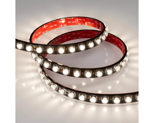 Светодиодная лента герметичная Arlight 21W/m 42LED/m 2835SMD дневной белый 5М FLT-PS-A42-BLACK-23mm 24V 037727