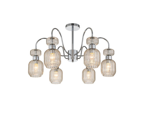Потолочная люстра Escada Gloss 1141/6PL Chrome/Beige Потолочная люстра Escada Gloss 1141/6PL Chrome/Beige