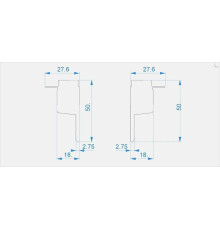 Заглушка Deko-Light End Cap H-EL-03-10 Set 2 pcs 979211