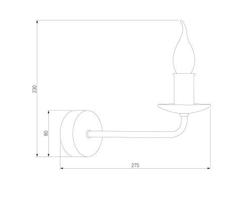 Бра TK Lighting 4611 Limal