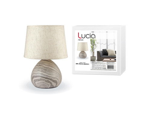 Настольная лампа Lucia Белое дерево 600 4606400614562