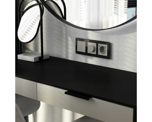 Выключатель одноклавишный (дымчатый) W1210004/ a069447