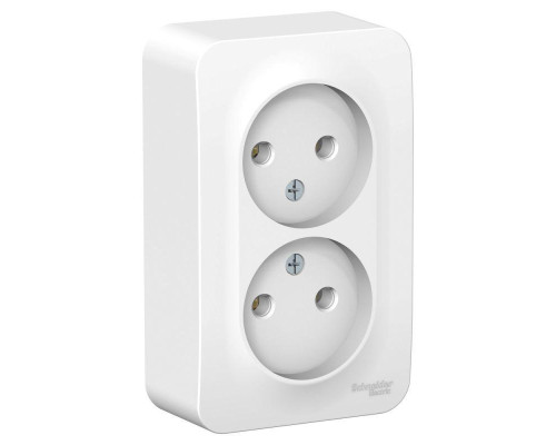 Розетка двойная 2К Systeme Electric Blanca 16A 250V белая BLNRA000201 Розетка двойная 2К Systeme Electric Blanca 16A 250V белая BLNRA000201