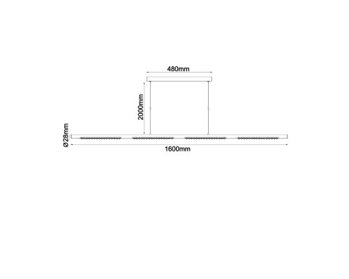 Подвесной светильник Mantra MECA 9121 Подвесной светильник Mantra MECA 9121