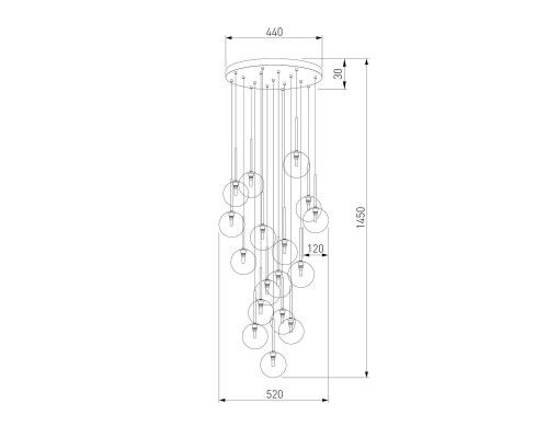 Подвесная люстра TK Lighting 5945 Nilos Подвесная люстра TK Lighting 5945 Nilos