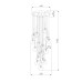 Подвесная люстра TK Lighting 5945 Nilos