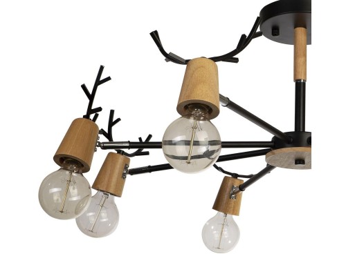 Потолочная люстра Loft IT Sven 10024/8 Black Потолочная люстра Loft IT Sven 10024/8 Black