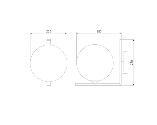 Бра Eurosvet Shape 70131/1 латунь Бра Eurosvet Shape 70131/1 латунь