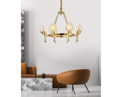 Подвесная люстра Lumina Deco Montego LDP 8010-8 F.GD Подвесная люстра Lumina Deco Montego LDP 8010-8 F.GD