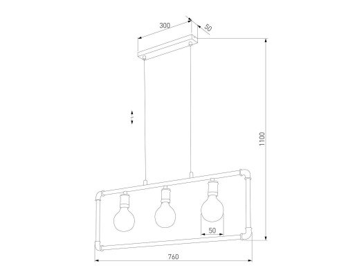 Подвесная люстра TK Lighting 4146 Hydria