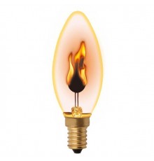 Лампа накаливания Uniel E14 3W золотистая IL-N-C35-3/RED-FLAME/E14/CL UL-00002981
