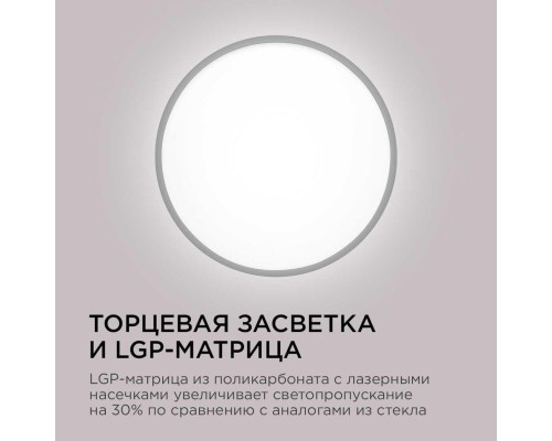 Потолочный светодиодный светильник Apeyron Spin 18-133 Потолочный светодиодный светильник Apeyron Spin 18-133