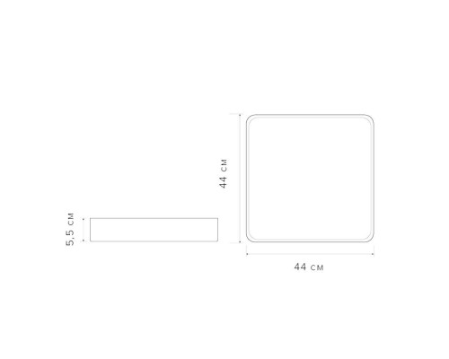 Потолочный светодиодный светильник Jazzway PPB Sсandic-S 5037335