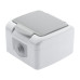 Розетка ЭРА Intro Atlantic Schuko 2P+E 16A 250V с крышкой 5-201-03 Б0050945
