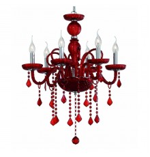 Подвесная люстра Ideal Lux Giudecca SP6 Rosso 027418