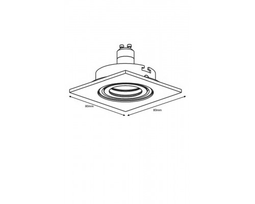 Встраиваемый светильник Lucide Focus 11002/05/31