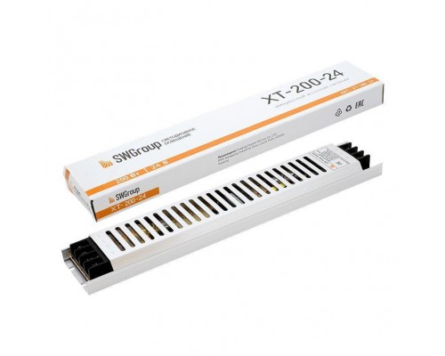 Блок питания SWG 24V 200W IP20 8,3A XT-200-24 003067