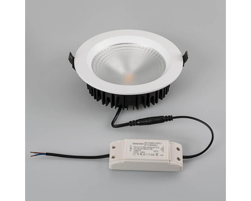 Встраиваемый светодиодный светильник Arlight LTD-187WH-Frost-21W Day White 110deg 021496