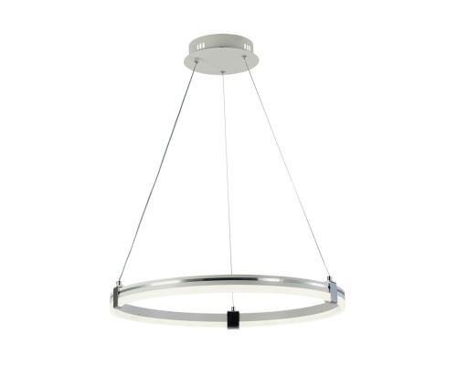 Подвесная светодиодная люстра Profit Light 6043/1 WHT+CHR Подвесная светодиодная люстра Profit Light 6043/1 WHT+CHR