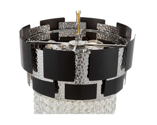 Подвесной светильник Lumina Deco Kruvia LDP 7045-400 BK+CHR Подвесной светильник Lumina Deco Kruvia LDP 7045-400 BK+CHR