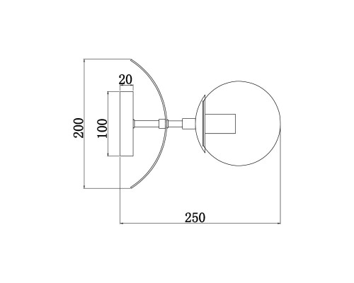 Бра Vele Luce Intenso VL1413W01 Бра Vele Luce Intenso VL1413W01