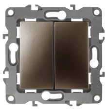 Переключатель двухклавишный ЭРА 12 10AX 250V 12-1106-13 Б0019296