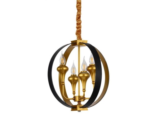 Подвесная люстра Lumina Deco Demetra LDP 1225-4 BK+GD Подвесная люстра Lumina Deco Demetra LDP 1225-4 BK+GD