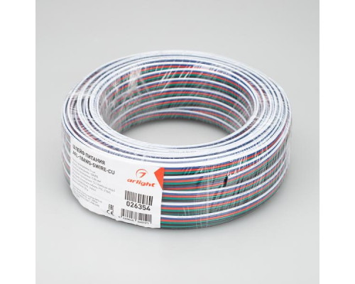 Шлейф питания Arlight ARL-18AWG-5Wire-CU 026354