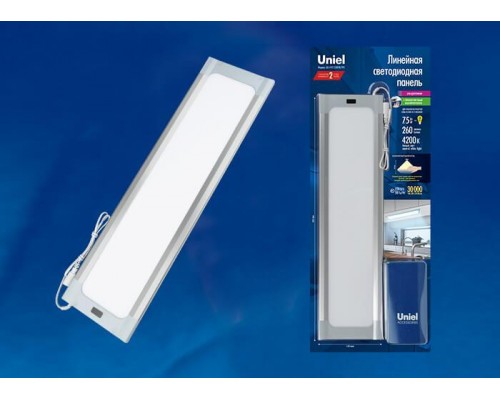 Мебельный светодиодный светильник Uniel ULI-F42-7,5W/4200K/Dim Sensor IP20 Silver UL-00002885
