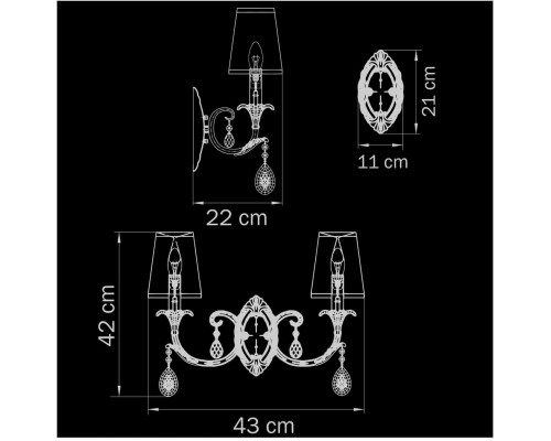 Бра Lightstar Cappa 691624