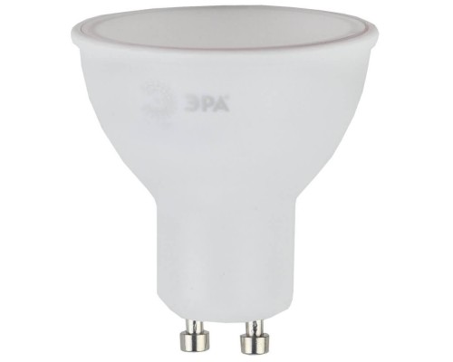 Лампа светодиодная ЭРА GU10 6W 4000K матовая LED MR16-6W-840-GU10 Б0020544
