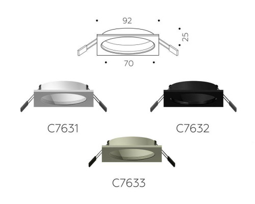 Корпус светильника Ambrella light DIY Spot C7631 Корпус светильника Ambrella light DIY Spot C7631