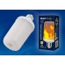 Лампа светодиодная декоративная Uniel E27 6W матовая LED-L60-6W/FLAME/E27/FR PLD01WH UL-00003360