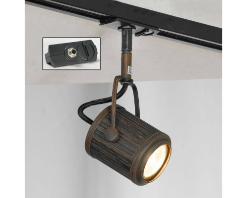 Трековый светильник однофазный Lussole LOFT Track Lights LSP-9131-TAB Трековый светильник однофазный Lussole LOFT Track Lights LSP-9131-TAB