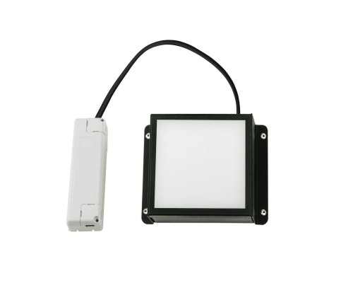 Встраиваемый светодиодный светильник Uniel Мини Домино ULP-0808 7W/4000К IP40 Grilyato Black UL-00011899