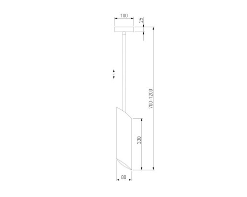 Подвесной светильник Eurosvet Dome Elegante 50245/1 черный