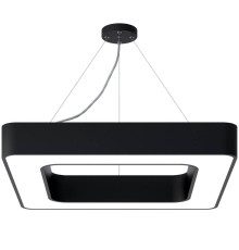 Подвесной светодиодный cветильник Geometria ЭРА Quadro SPO-161-B-40K-060 60Вт 4000К черный Б0050583