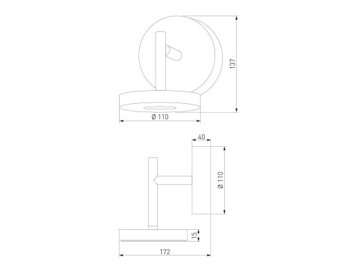 Уличный настенный светодиодный светильник Elektrostandard Verano 35185/D a068590 Уличный настенный светодиодный светильник Elektrostandard Verano 35185/D a068590