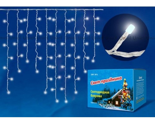 Светодиодная гирлянда Uniel бахрома 220V синий ULD-B3010-200/DTA Blue IP20 07950 Светодиодная гирлянда Uniel бахрома 220V синий ULD-B3010-200/DTA Blue IP20 07950