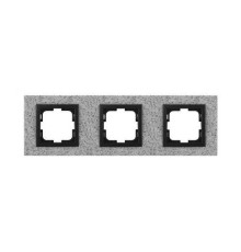 Рамка 3-постовая Mono Electric Style Granit белый гранит 107-600000-162