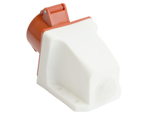 Розетка 3P+PE Stekker с крышкой красный RST16-113-44 49434 Розетка 3P+PE Stekker с крышкой красный RST16-113-44 49434