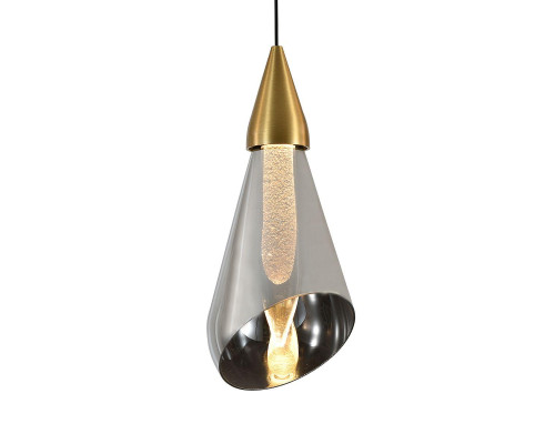 Подвесной светодиодный светильник Indigo Riflesso 11049/1P Gold V000108L Подвесной светодиодный светильник Indigo Riflesso 11049/1P Gold V000108L