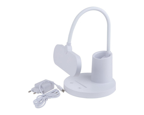 Настольная светодиодная лампа с подставкой Uniel ULM-D603 10W/3000-6000K/DIM White UL-00011097