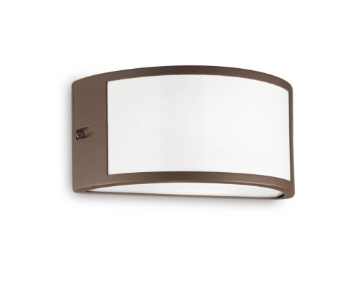 Уличный настенный светильник Ideal Lux Rex-1 AP1 Coffee 213217 Уличный настенный светильник Ideal Lux Rex-1 AP1 Coffee 213217
