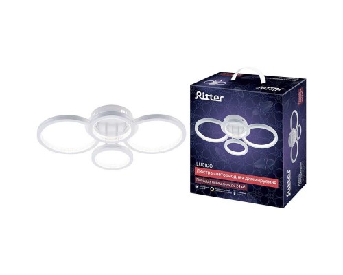 Потолочная люстра Ritter LUCIDO 51647 1 Потолочная люстра Ritter LUCIDO 51647 1